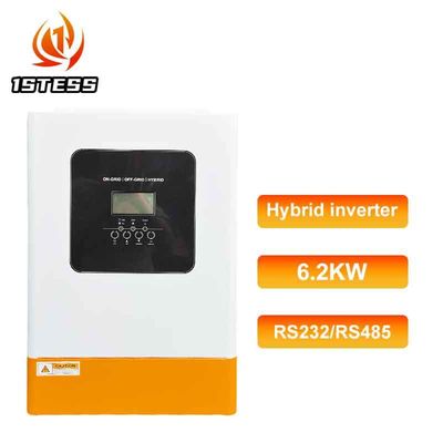 5.5KW 6.2KW Solar Hybrid Inverter on Off Grid Hybrid Inverter MPPT Pure Sine Wave Single Phase 48V 6.2KW Hybrid Solar Inverter